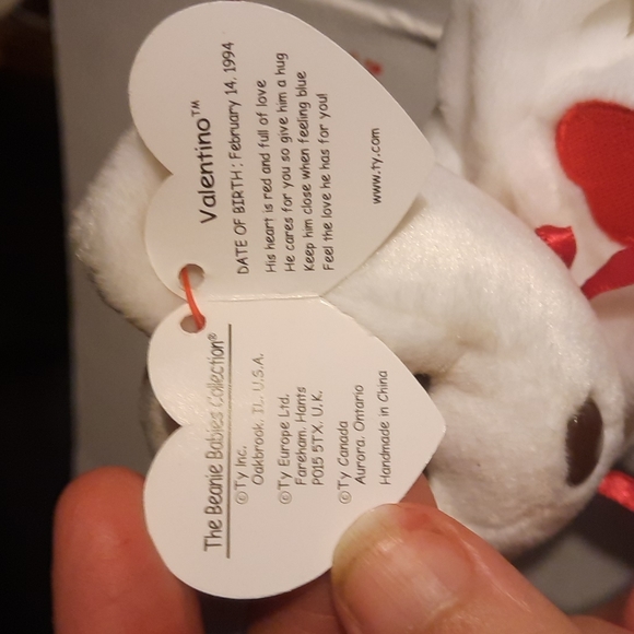 TY BEANIE BABY  VALENTINO - Picture 4 of 4